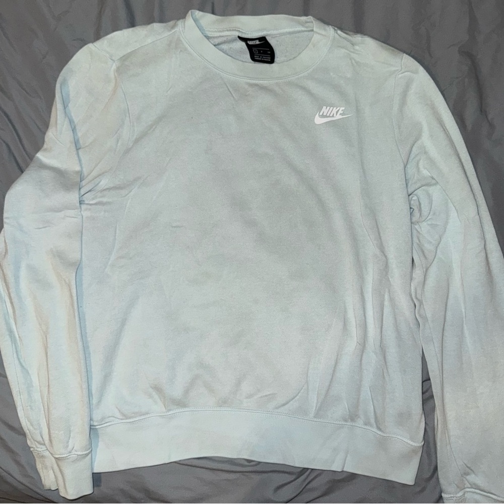 Nike Men's Sky Blue Crewneck Sweater